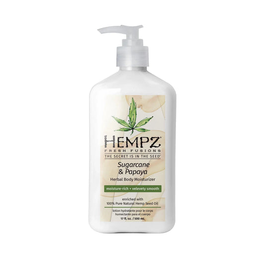 Hempz Herbal Body Moisturizer, Sugarcane & Papaya