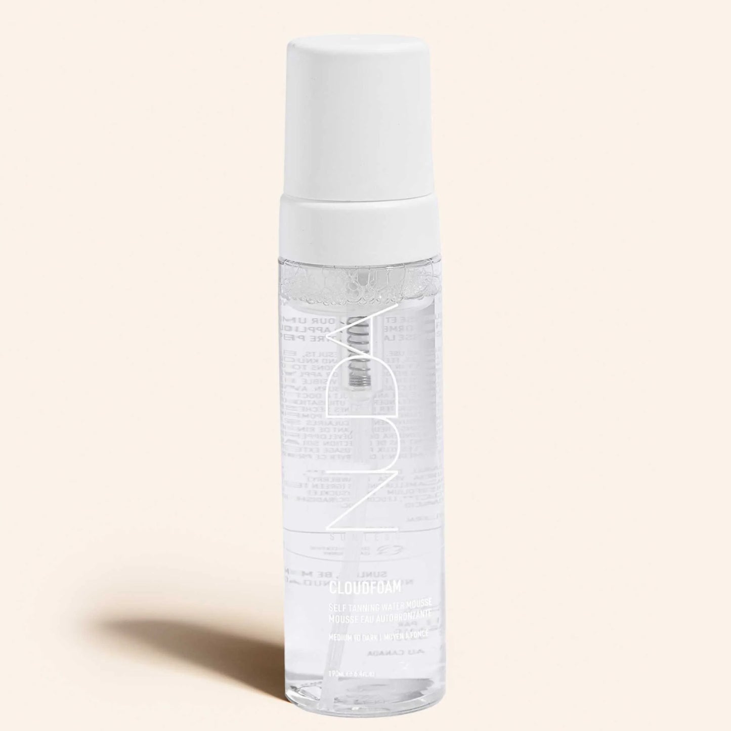 NUDA Sunless Cloudfoam Self Tanning Water Mousse - Medium to Dark