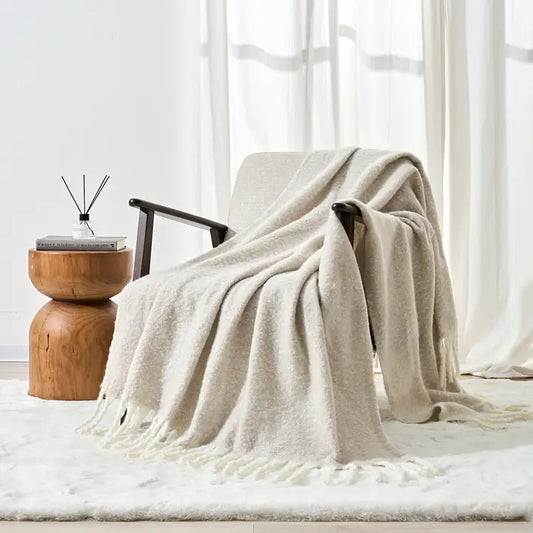 Aisling Faux Mohair Throw