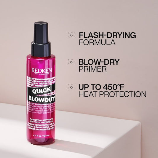 Quick Blowout Heat Protection Spray for All Hair Types