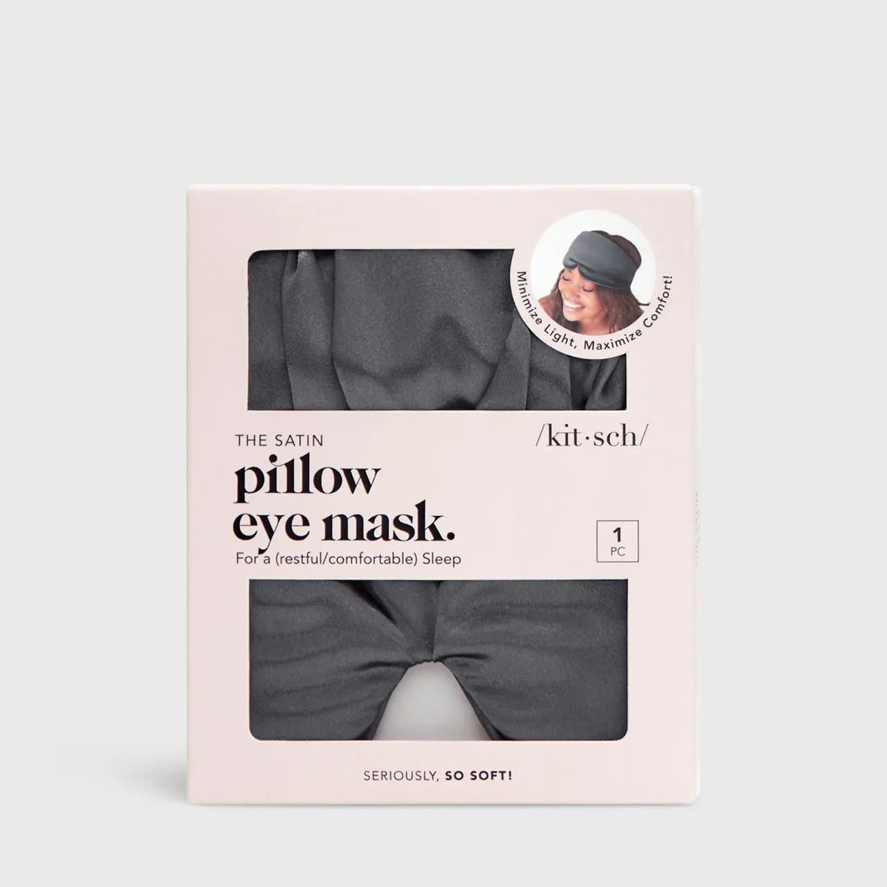 The Pillow Eye Mask - Charcoal